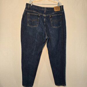 USA Vintage LEVI'S 550 Relaxed Fit Tapered Leg Hi-Rise Women's Plus Size 24 W M.